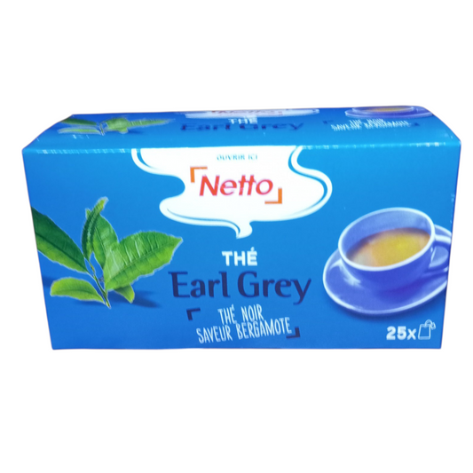 Thé Earl Grey Netto – Thé noir saveur bergamote 25 sachets