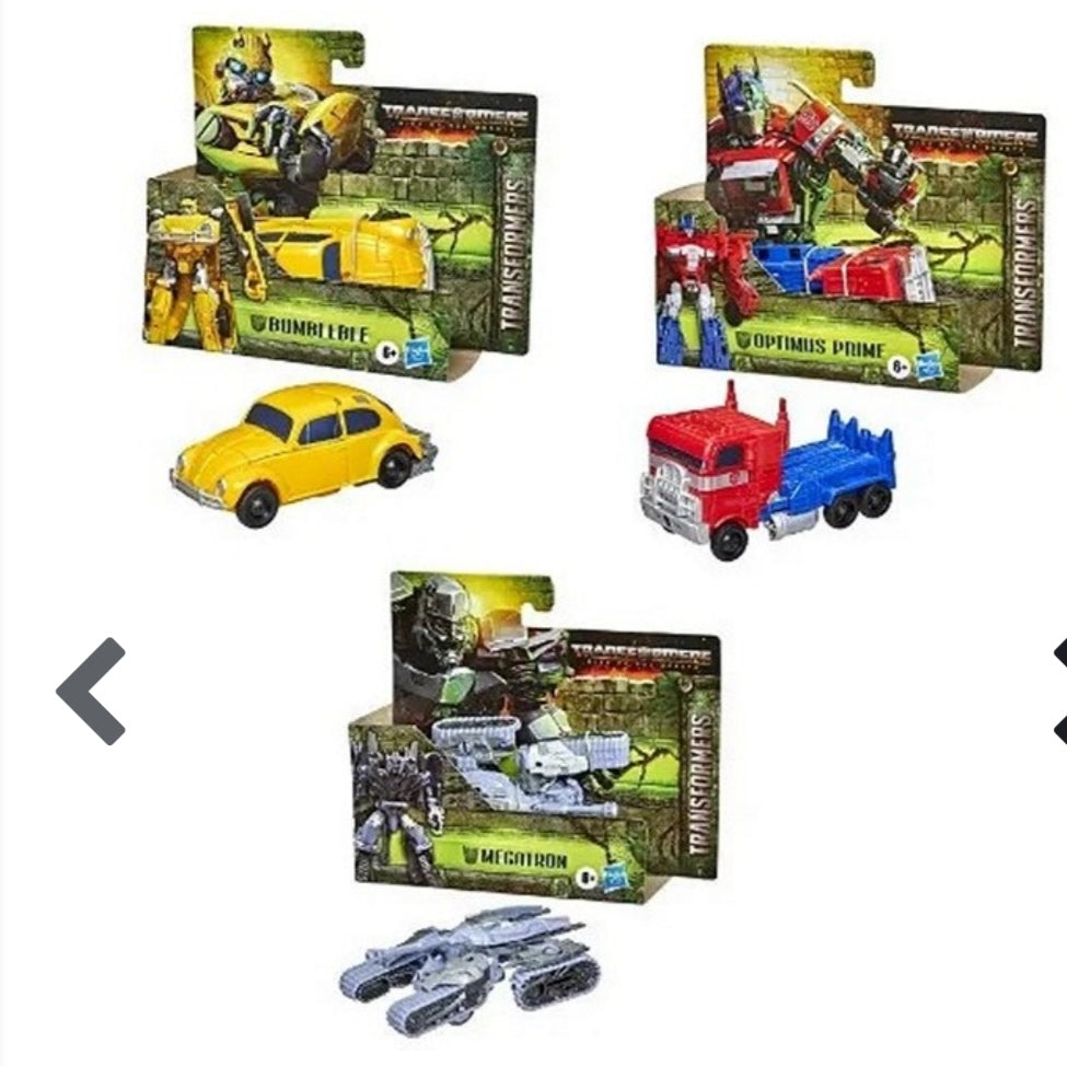 Figurines Transformers Bumblebec, Megatron ou Optimus Prime