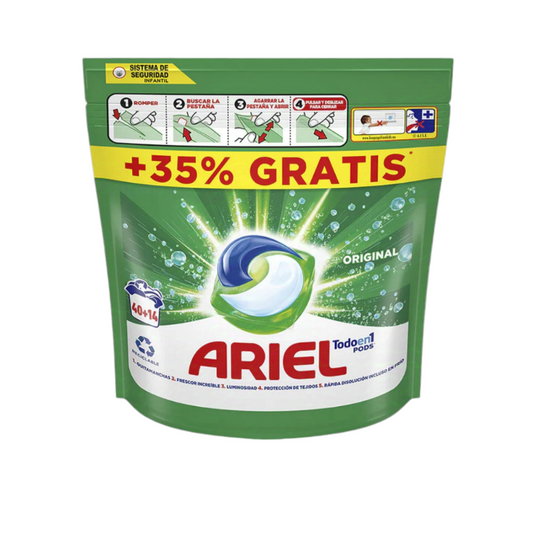 Lessive Ariel Tout en 1 – 54 Pods