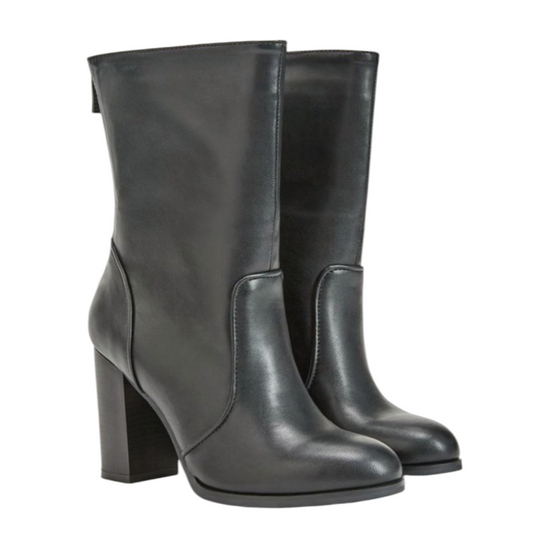 Bottines Femme Similicuir Noir JustFab Ivette - Taille 41