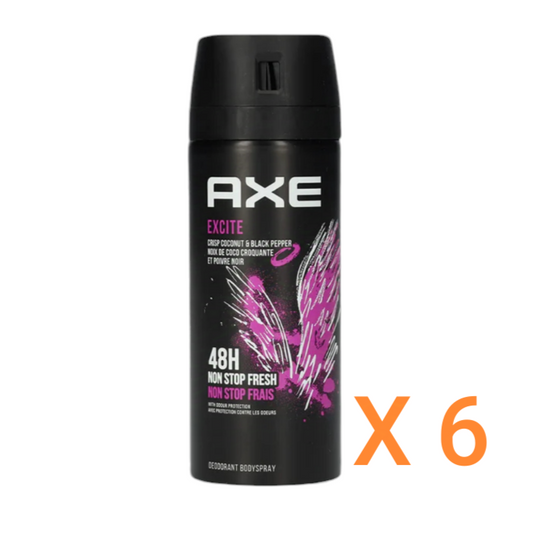 Déodorant AXE Excite Lot de 6