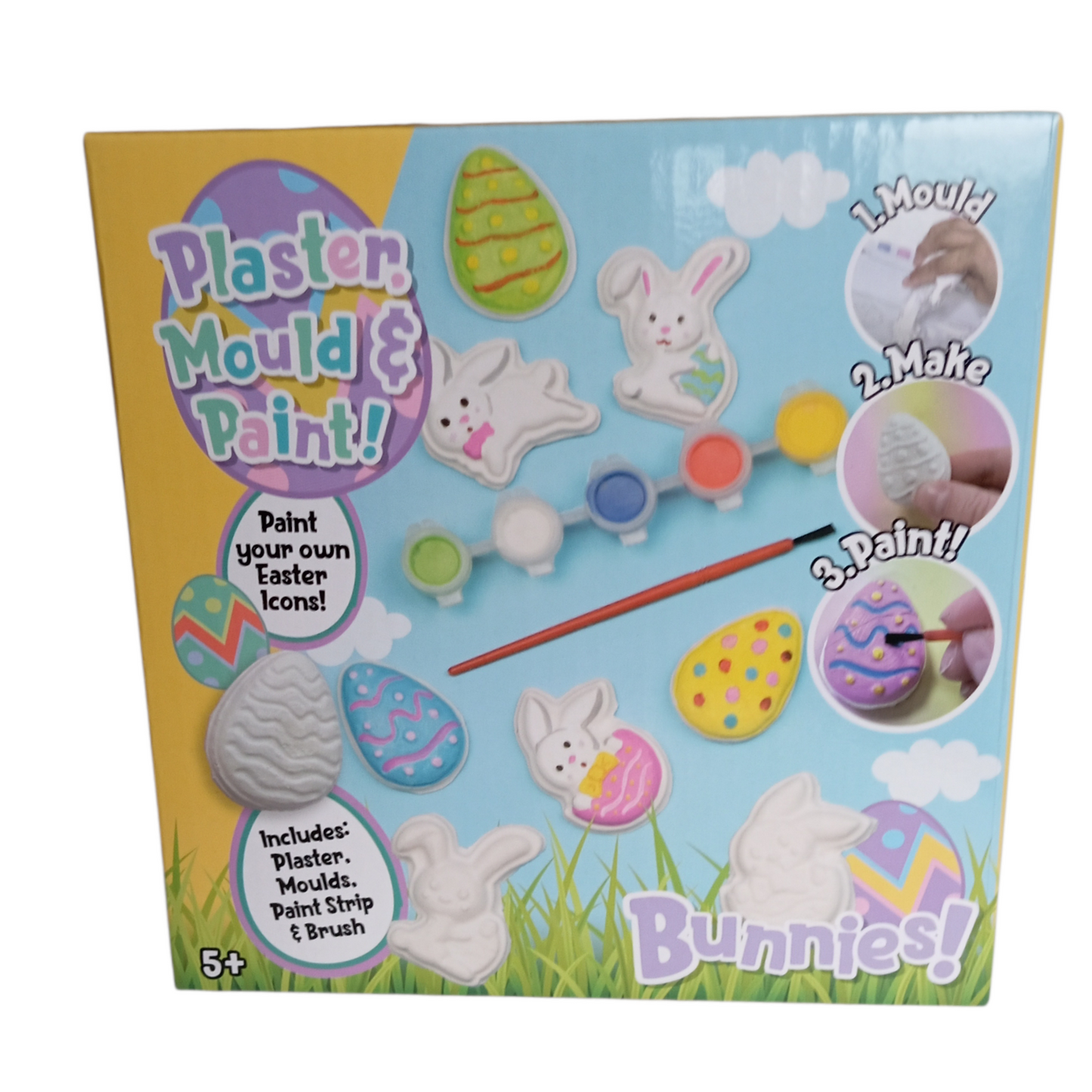 Figurines en Plâtre à Faire Soi-Même – Lapins ou Poussin de Pâques