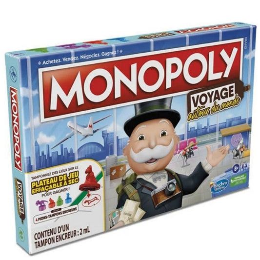 Jeu de société Monopoly voyage autour du monde