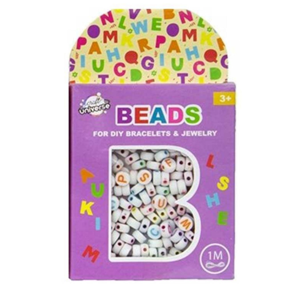 Boîte de Perle Alphabet avec Fil de 1M