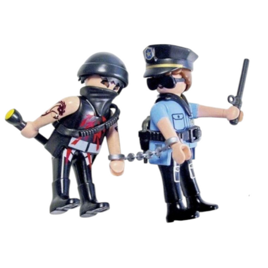 Playmobil Policier et Cambrioleur réf 5816