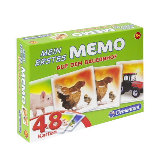 Jeu de Mémo Clémentoni 48 cartes – Dès 3 ans – Thème Ferme