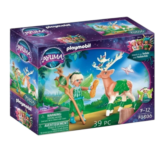 Playmobil Ayuma Fée Des Forêts avec Animal Préféré réf 70806